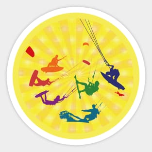 Kitesurfing Sticker